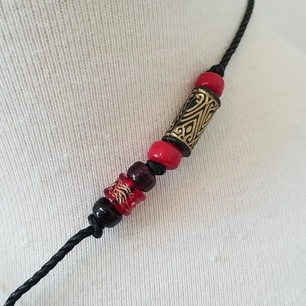 Red Asian Style Necklace